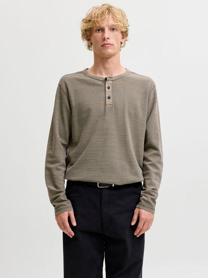 JACK & JONES JPRBLUAARON LS HENLEY TEE