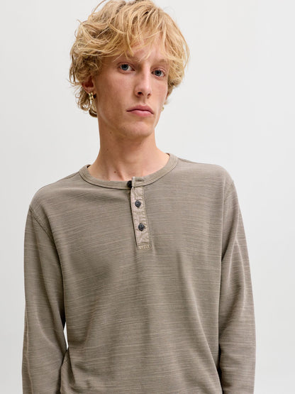 JACK & JONES JPRBLUAARON LS HENLEY TEE