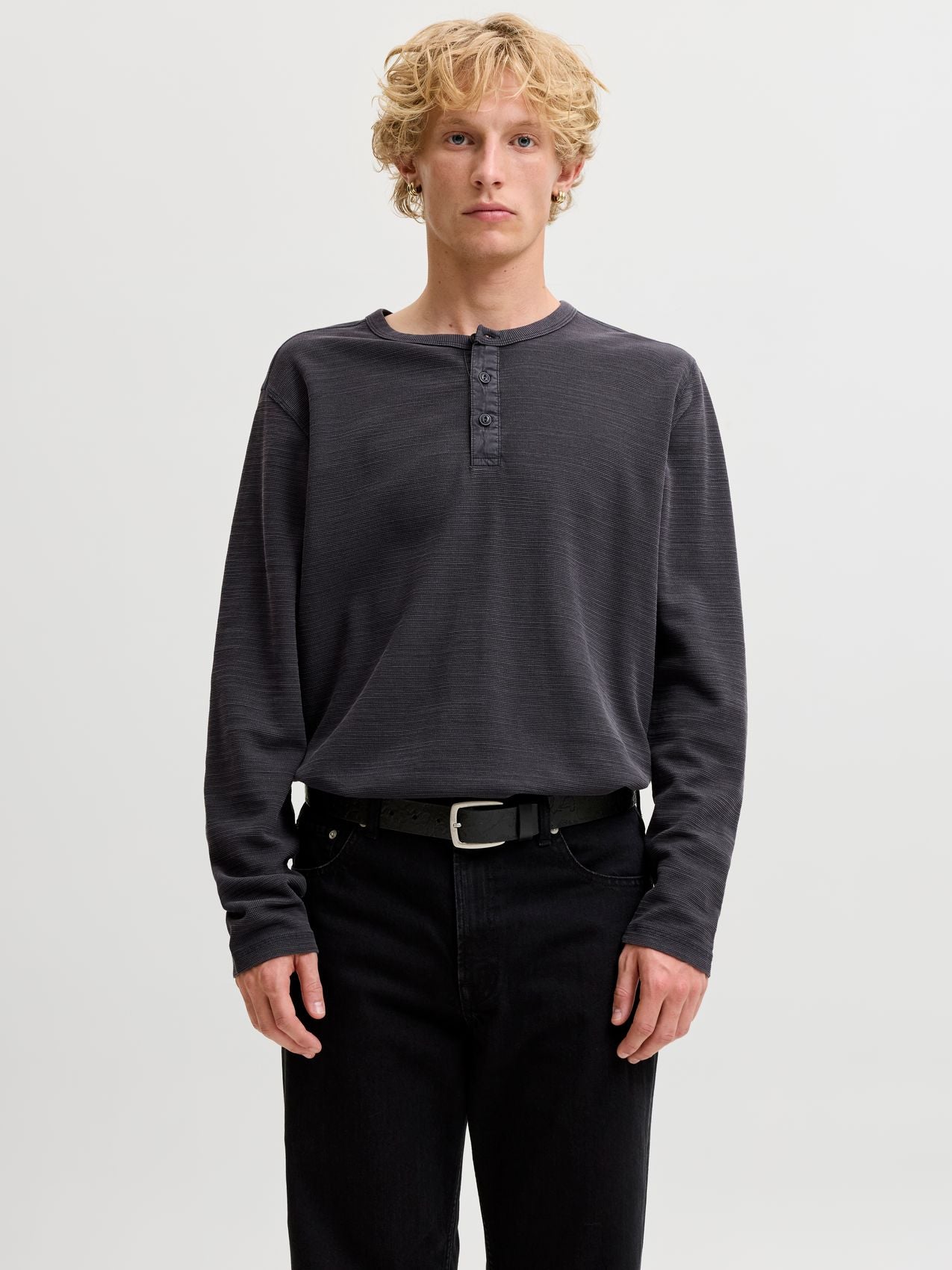 JACK & JONES JPRBLUAARON LS HENLEY TEE SN
