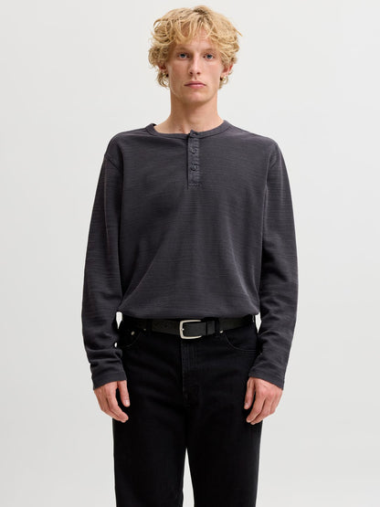 JACK & JONES JPRBLUAARON LS HENLEY TEE SN