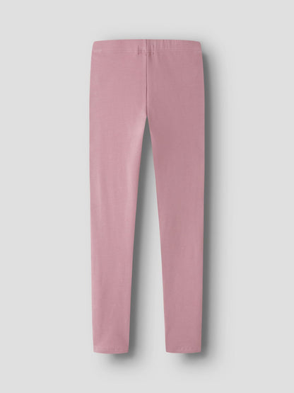 BESTSELLER NKFDAVINA SOLID SWE LEGGING BRU N NOOS