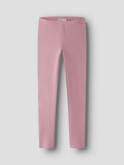 BESTSELLER NKFDAVINA SOLID SWE LEGGING BRU N NOOS