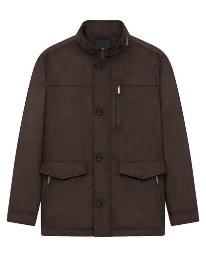BRINKMANN Veloursjacke mit Stehkragen