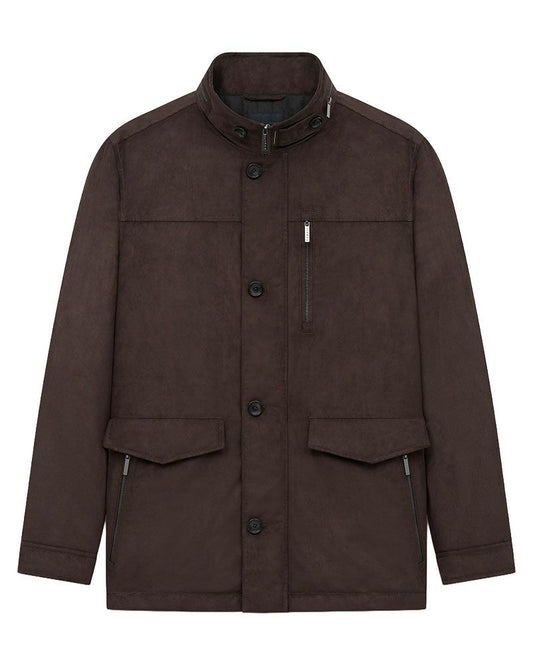 BRINKMANN Veloursjacke mit Stehkragen