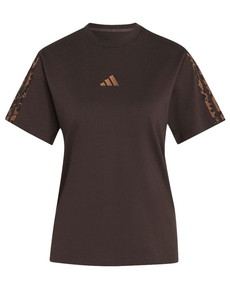 ADIDAS T-Shirt mit Animal-Print
