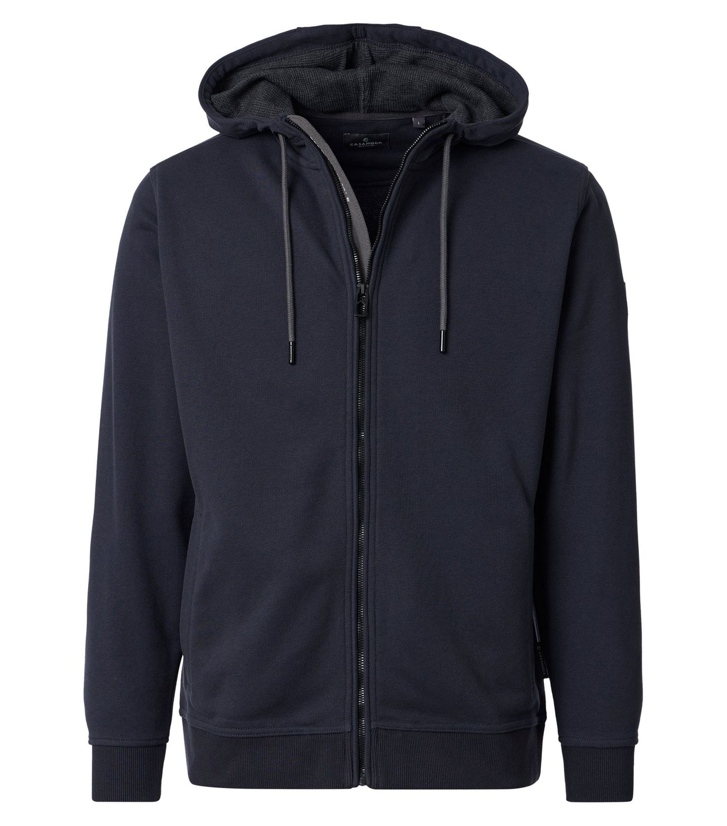 CASA MODA Sweatjacke mit Kapuze