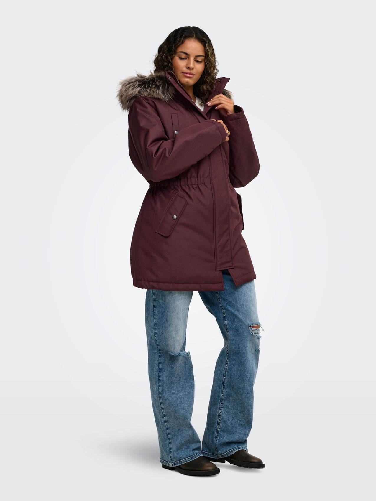 ONLY CARMAKOMA CARIRENA PARKA COAT OTW NOOS