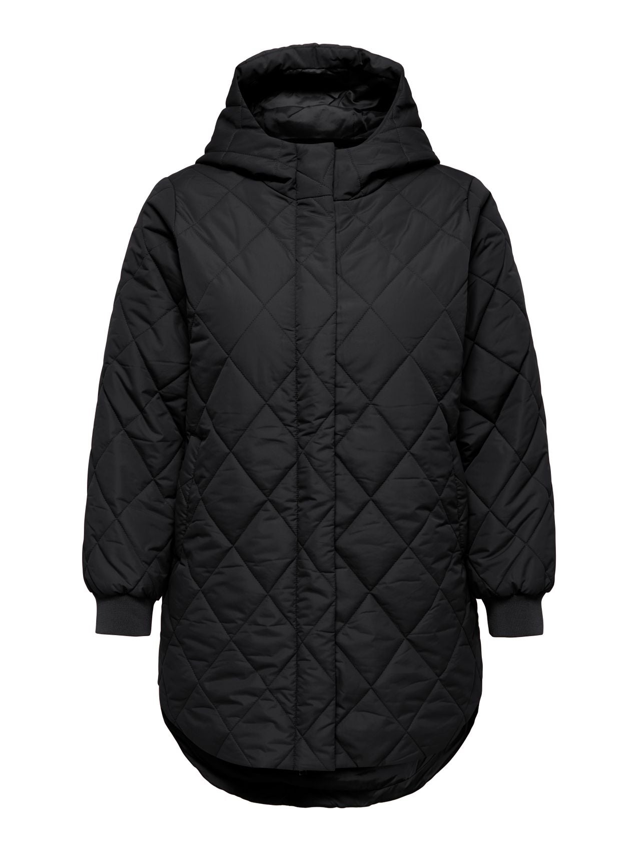 ONLY CARMAKOMA CARJULIET QUILTD HOOD ZIP COAT OTW NOOS L-50 52
