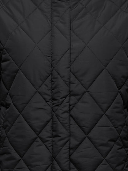 ONLY CARMAKOMA CARJULIET QUILTD HOOD ZIP COAT OTW NOOS