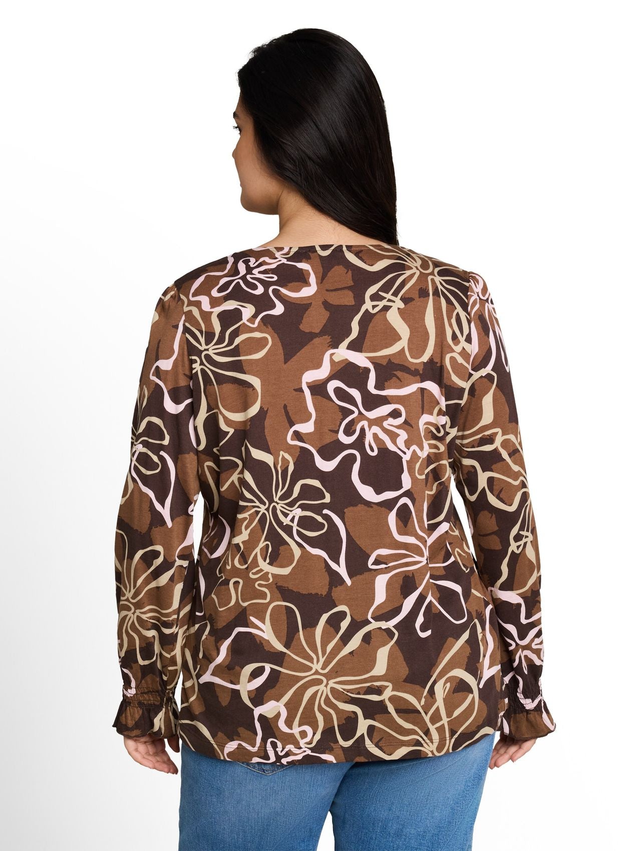 TOM TAILOR Plus Size - Blusenshirt mit Blumenmuster