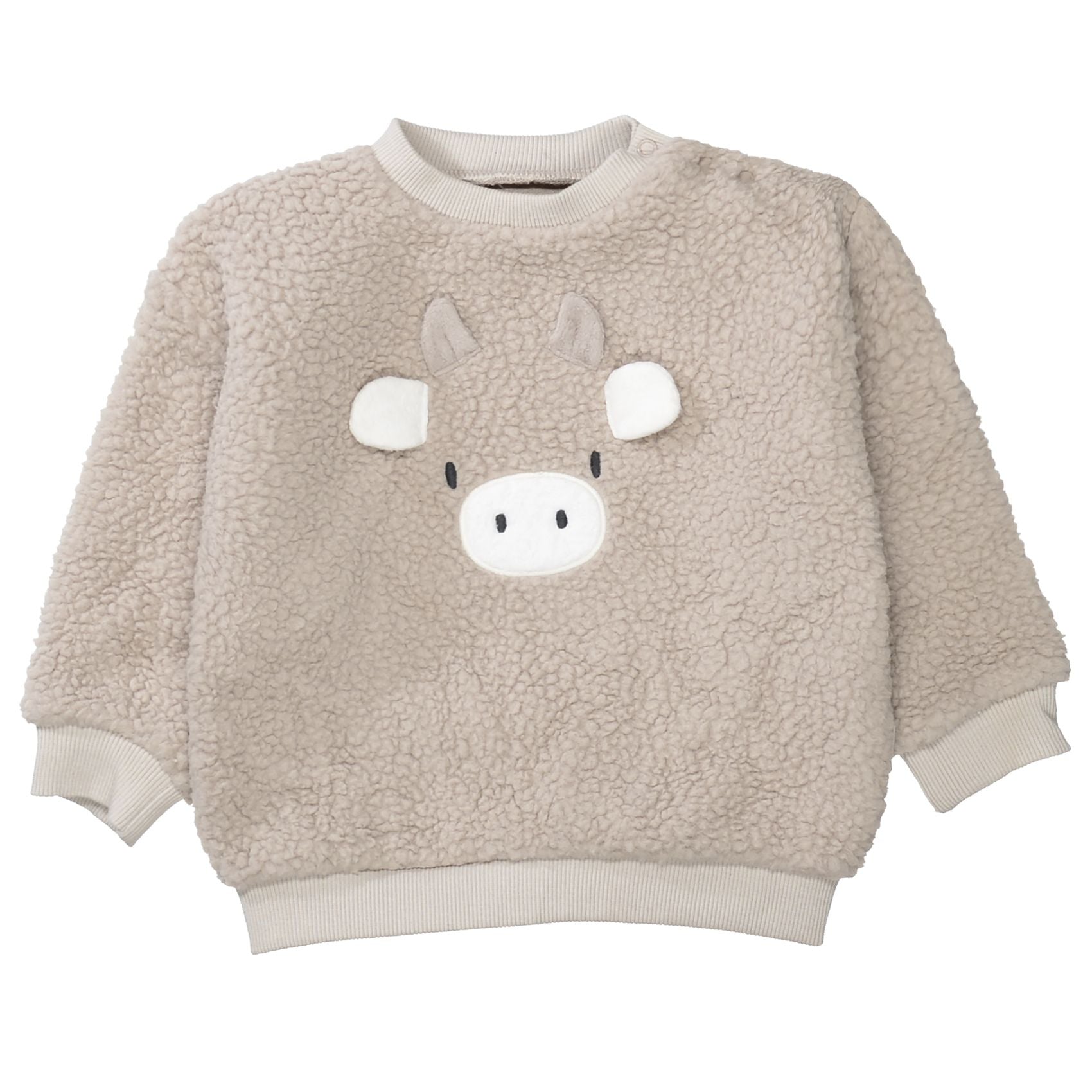 STACCATO Kn.-Teddysweatshirt,oversized 80
