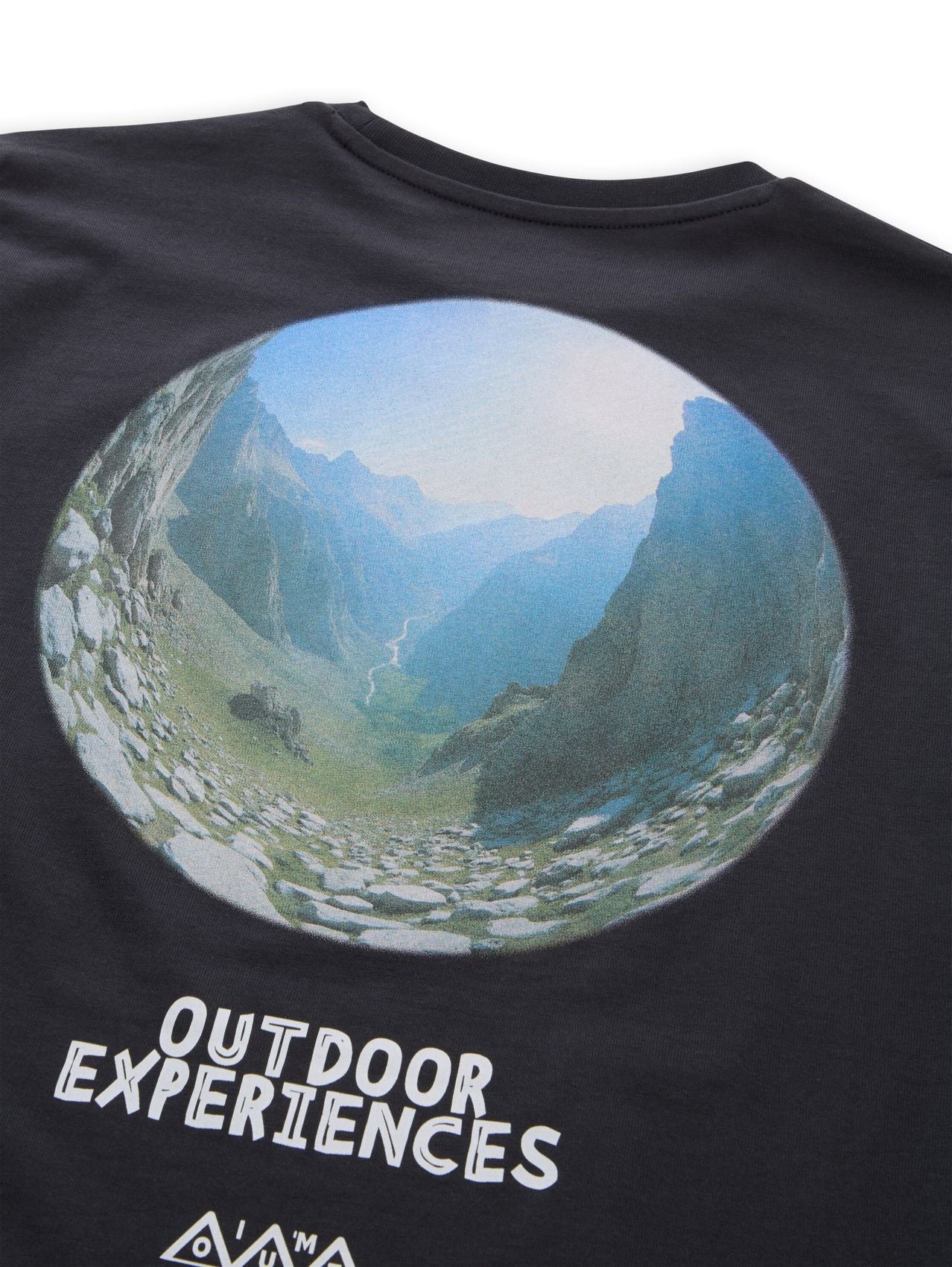Langarmshirt mit Rückenprint