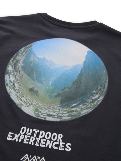 Langarmshirt mit Rückenprint
