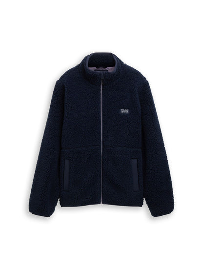 Teddy Jacke mit Stehkragen