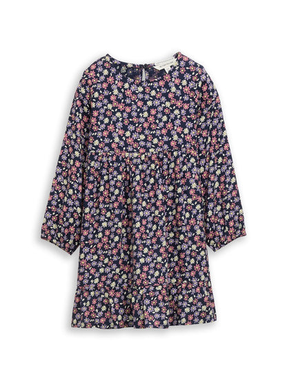 TOM TAILOR Mini-Kleid mit Blumen-Print