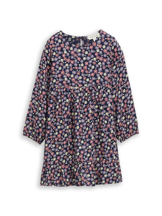 TOM TAILOR Mini-Kleid mit Blumen-Print