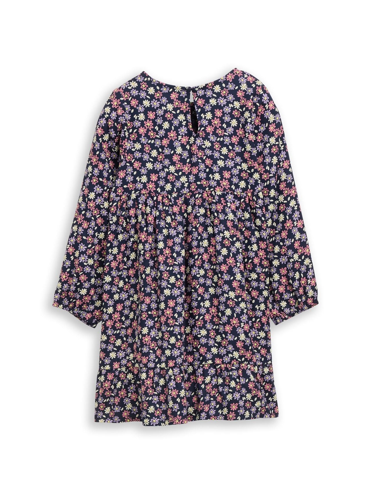 TOM TAILOR Mini-Kleid mit Blumen-Print