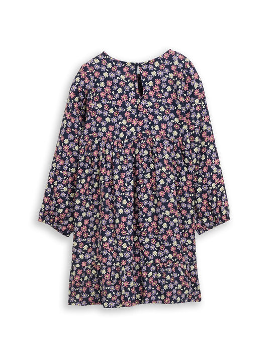 TOM TAILOR Mini-Kleid mit Blumen-Print