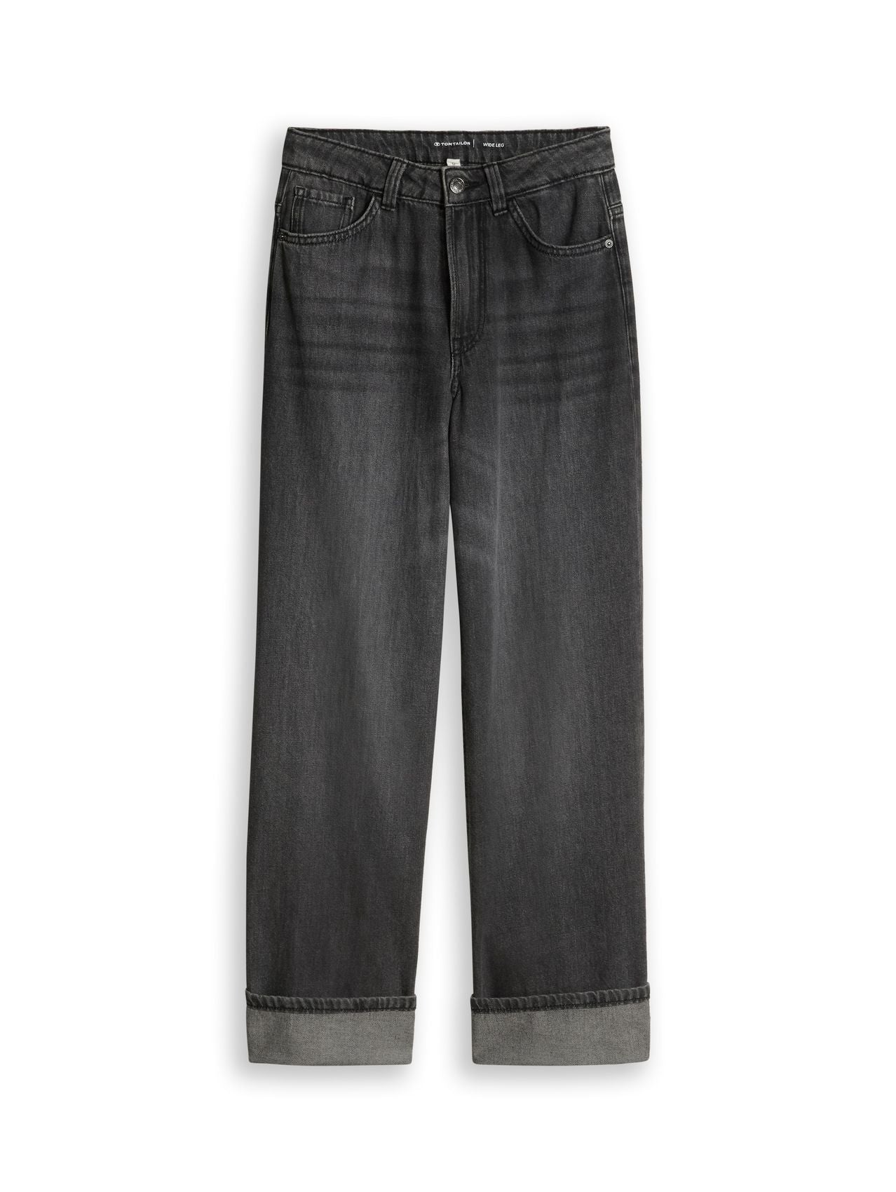 TOM TAILOR Wide Leg Jeans mit Turn-Up