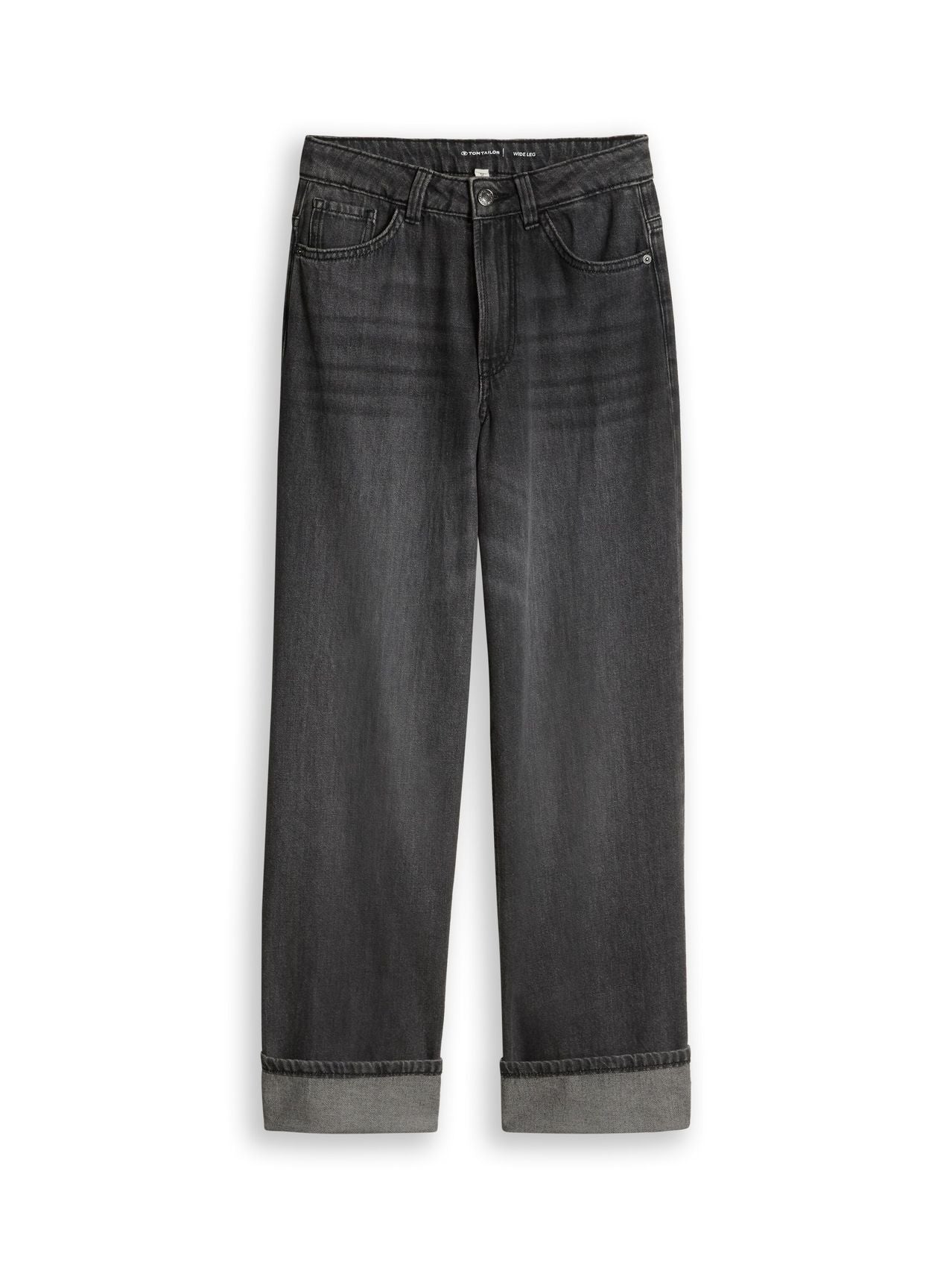 TOM TAILOR Wide Leg Jeans mit Turn-Up