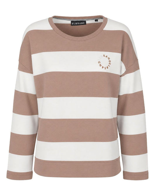 Sweatshirt mit Blockstreifen