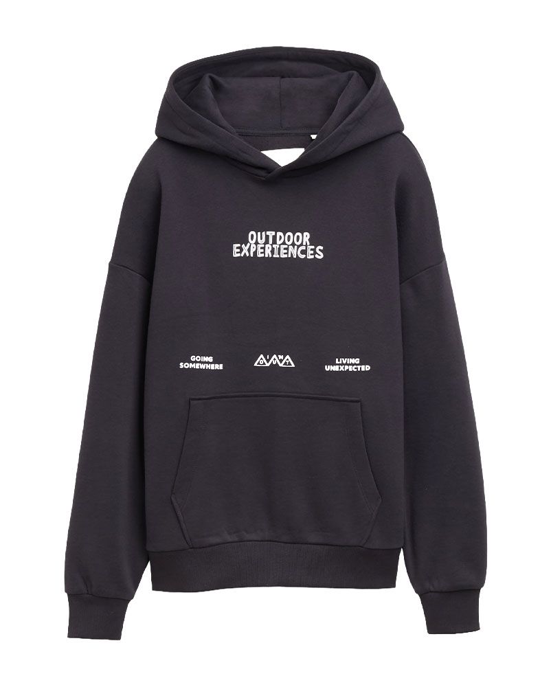 Oversize Hoodie Sweatshirt mit Print