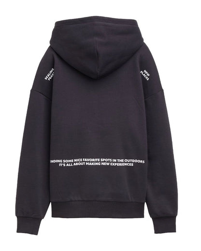 Oversize Hoodie Sweatshirt mit Print