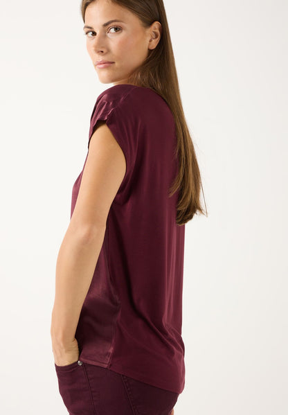 Shirt mit Satinfront