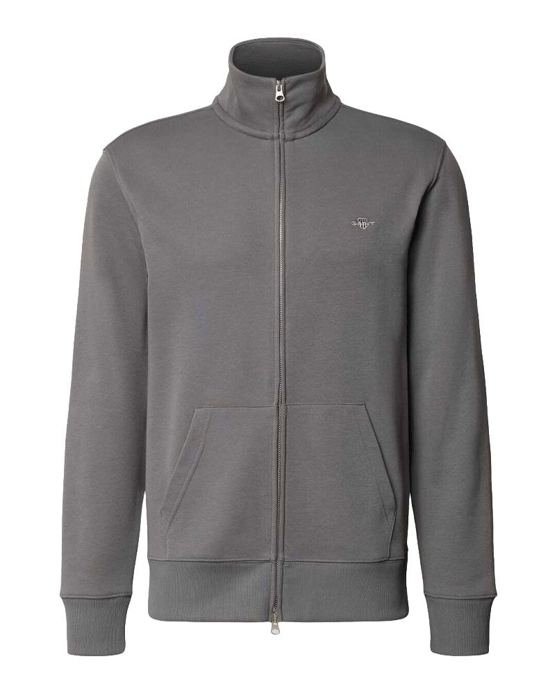 Sweatjacke mit Wappen-Logostickerei