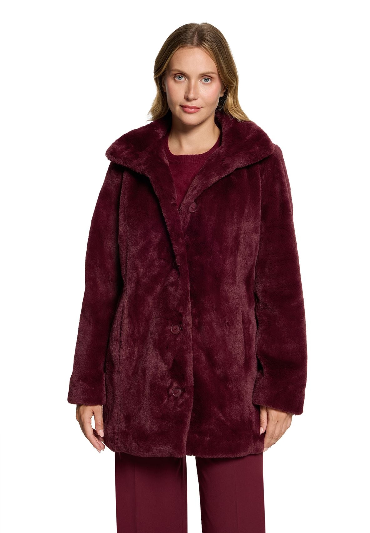 BETTY BARCLAY Outdoorjacke mit Kunstfellkragen