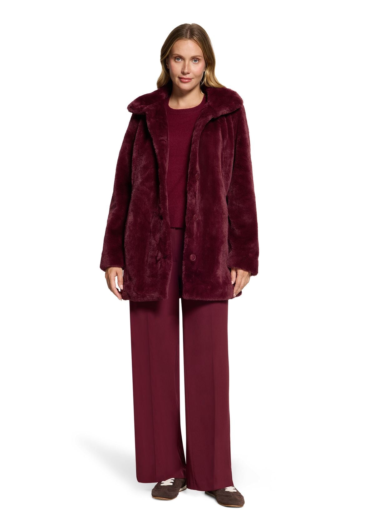 BETTY BARCLAY Outdoorjacke mit Kunstfellkragen