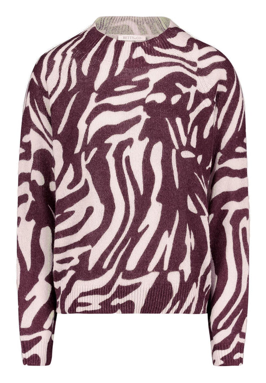 BETTY BARCLAY Strickpullover mit Animalprint