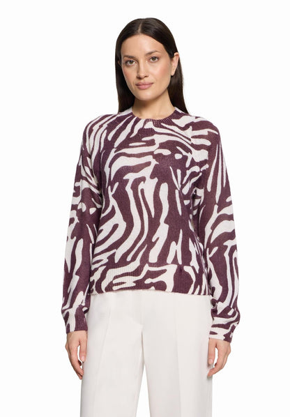 BETTY BARCLAY Strickpullover mit Animalprint