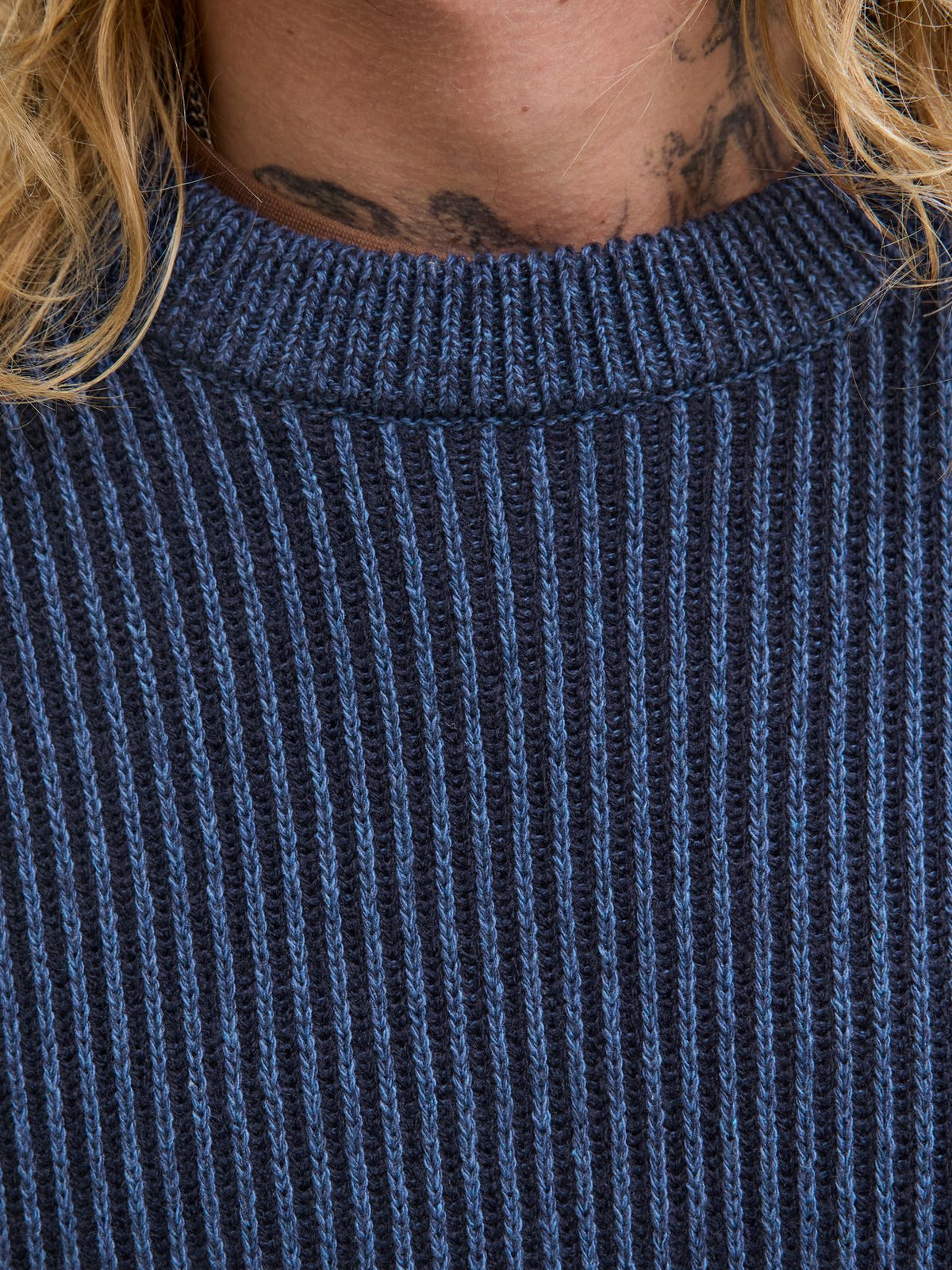 JACK & JONES JJEDOVER KNIT CREW NECK SN