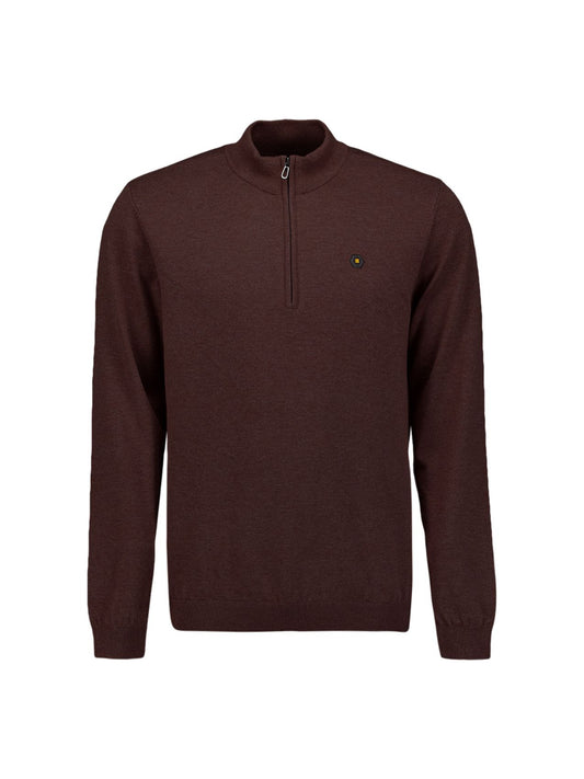Pullover Half Zip Melange