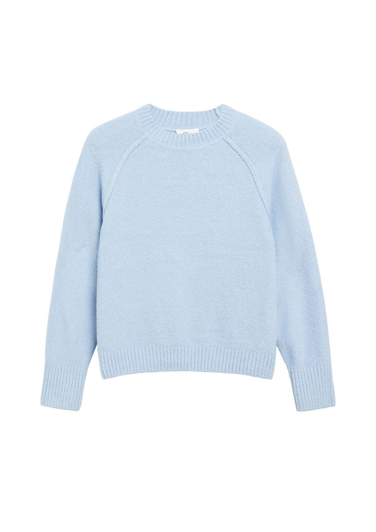S.OLIVER Bouclé-Strickpullover im Relaxed Fit