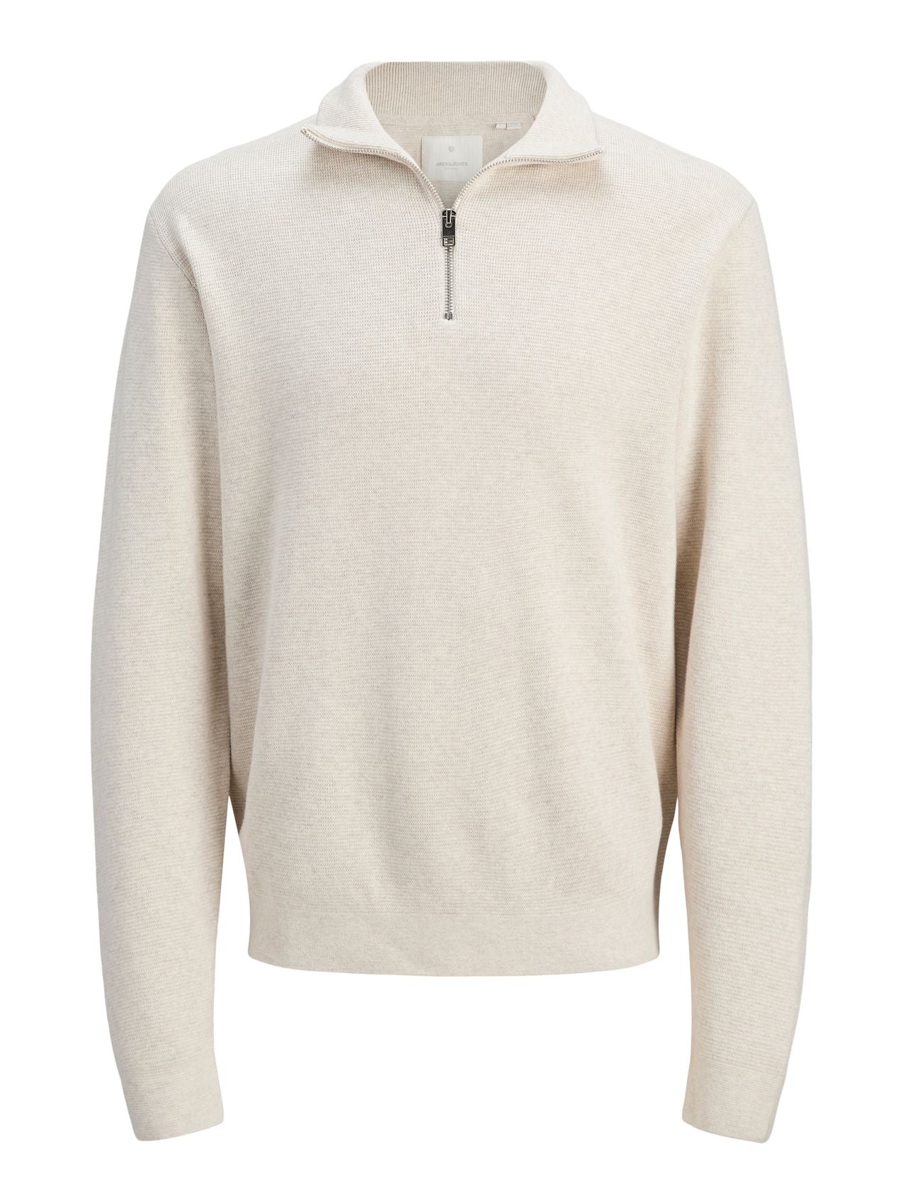 JJMILANO STITCH KNIT HALF ZIP SN