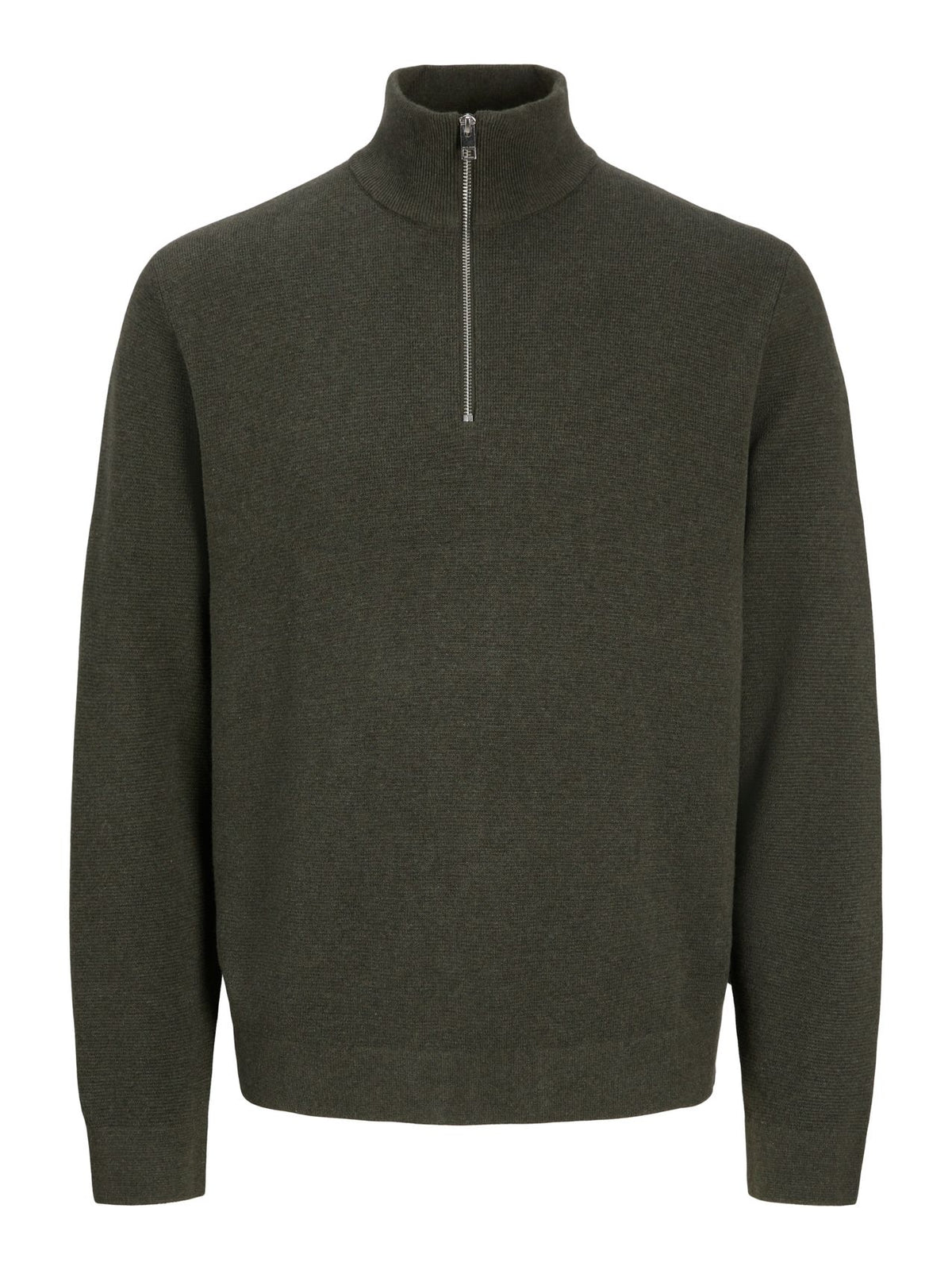 JACK & JONES JJMILANO STITCH KNIT HALF ZIP SN S
