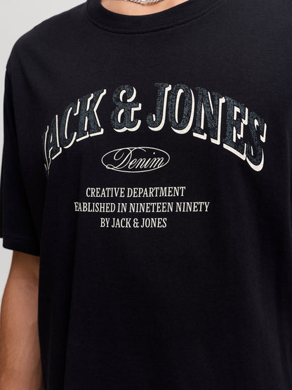 JJEDENVER LOGO TEE SS O-NECK SN PLS