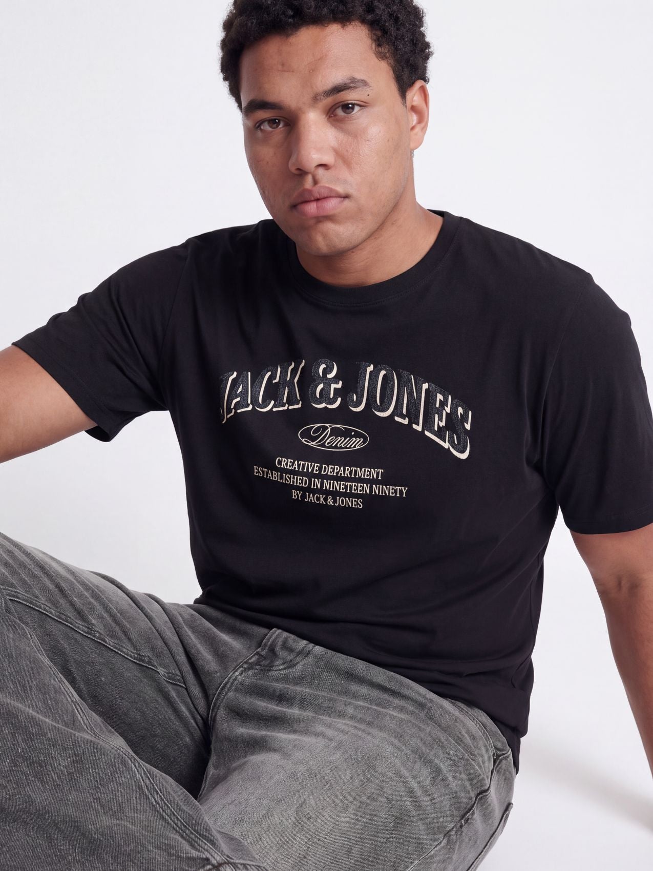 JJEDENVER LOGO TEE SS O-NECK SN PLS