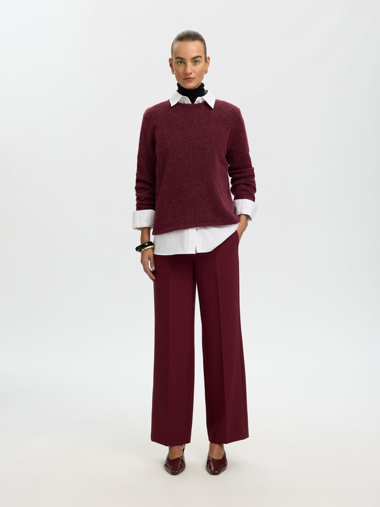 SLWLULU NEW LS KNIT O-NECK NOOS