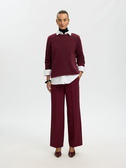 SLWLULU NEW LS KNIT O-NECK NOOS