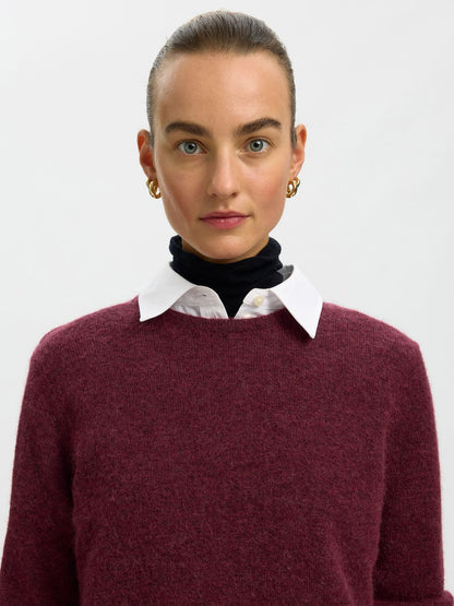 SLWLULU NEW LS KNIT O-NECK NOOS