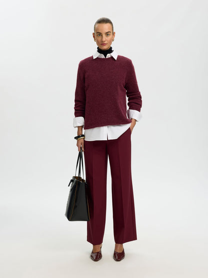 SLWLULU NEW LS KNIT O-NECK NOOS