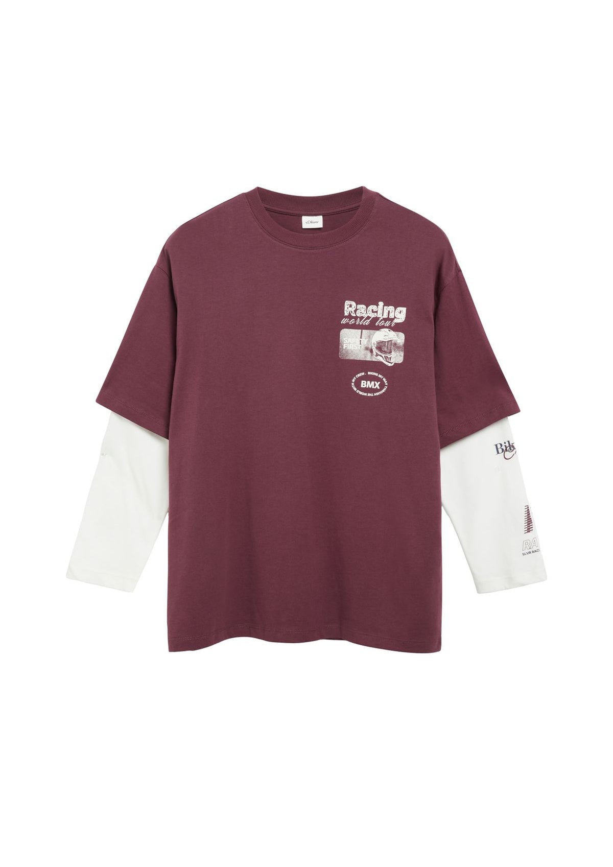 OLIVER TWIST Oversize Longsleeve im 2in1-Look