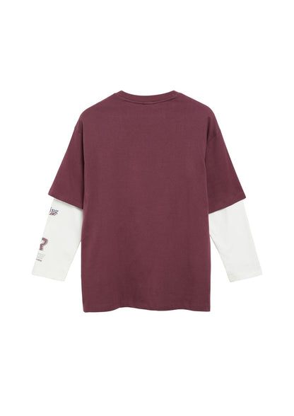 OLIVER TWIST Oversize Longsleeve im 2in1-Look