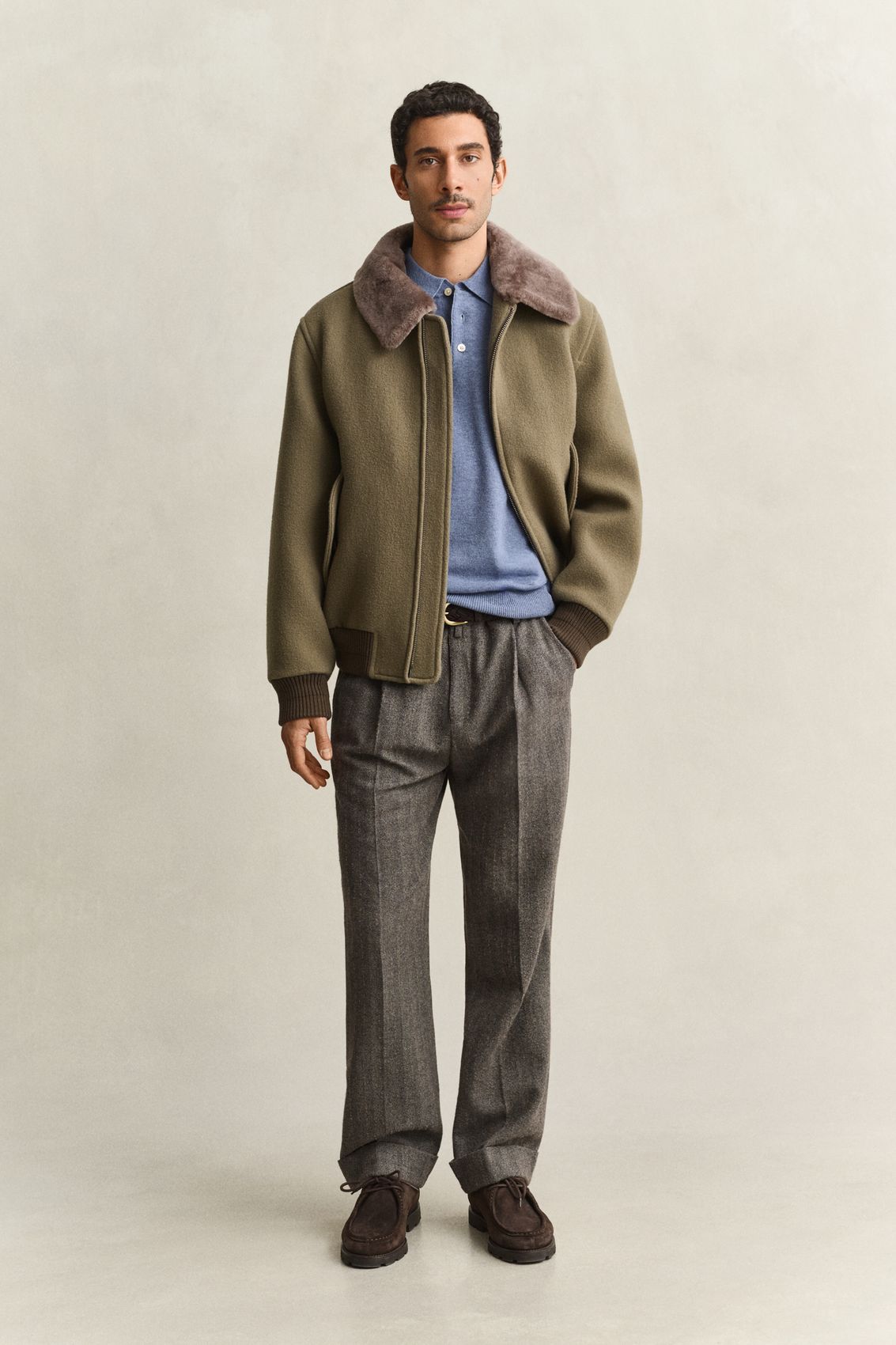 Superfine Lambswool Polopullover