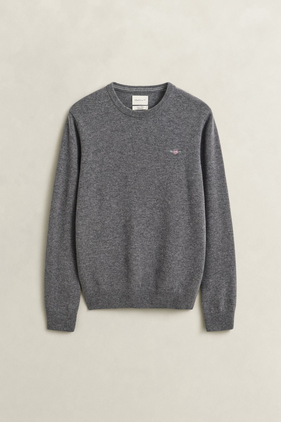 Rundhalspullover aus Lambswool
