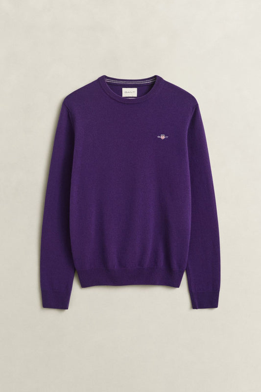 Rundhalspullover aus Lambswool