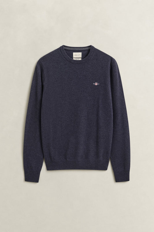 Rundhalspullover aus Lambswool